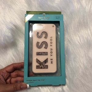 KATE SPADE KISS ME YOU FOOL IPHONE CASE